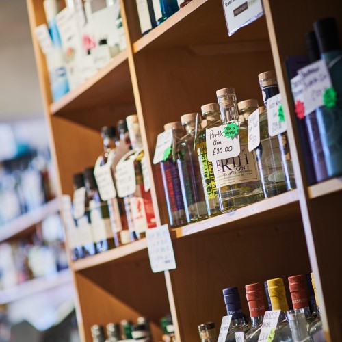 Gin shelves